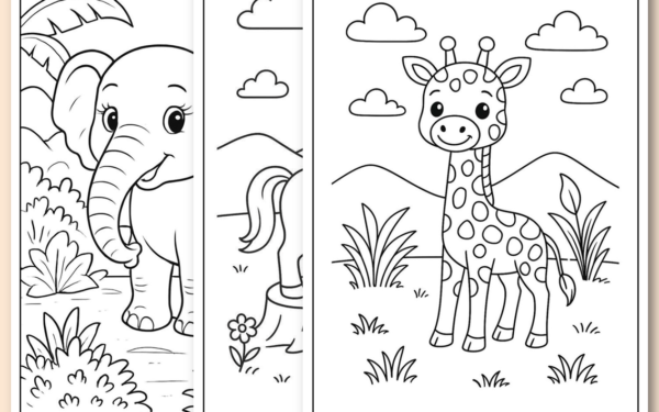 Desenhos de animais para colorir e imprimir