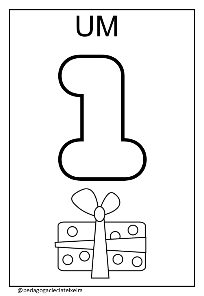 Atividade números natal para educação infantil