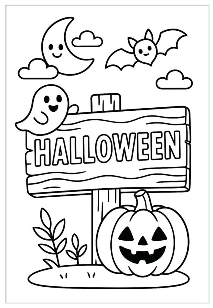 Desenhos halloween para imprimir