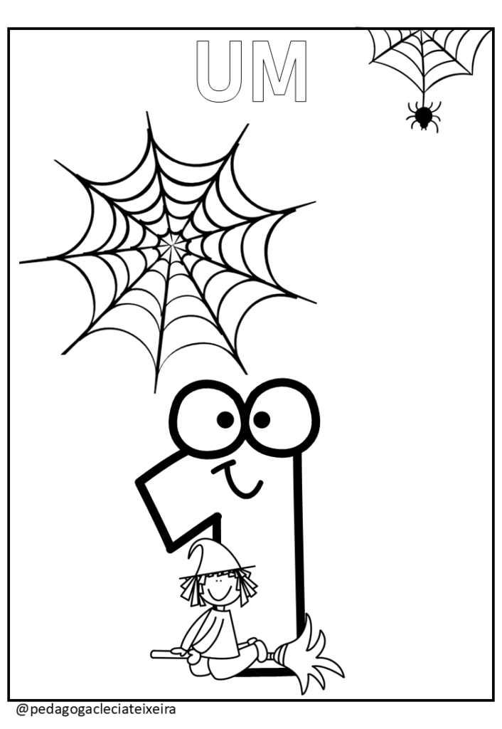 Atividades de matemática halloween