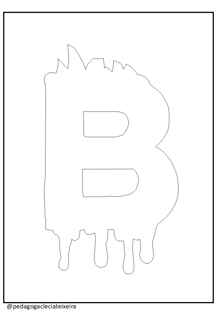 Letras halloween para imprimir