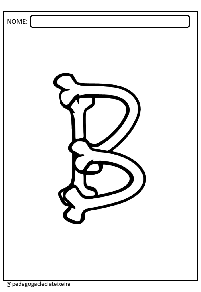 Moldes de letras halloween para imprimir
