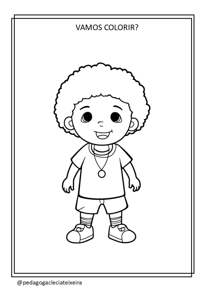 Desenhos Consciência Negra para Colorir