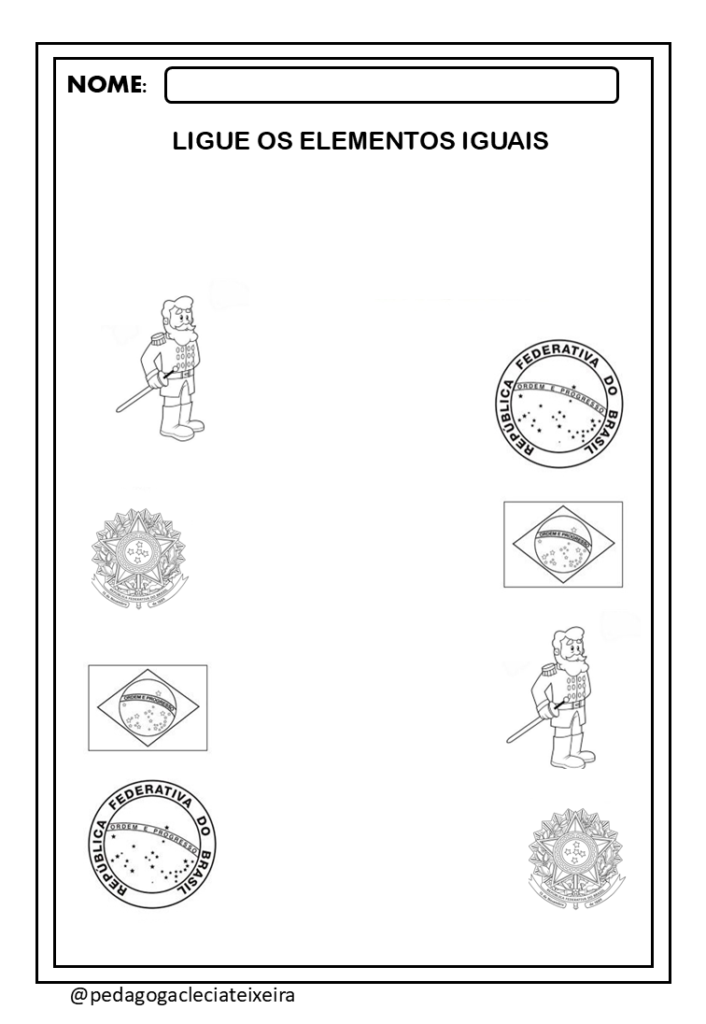 Proclamação da república: desenhos para colorir