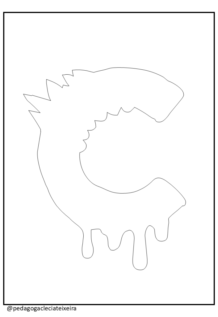 Letras halloween para imprimir