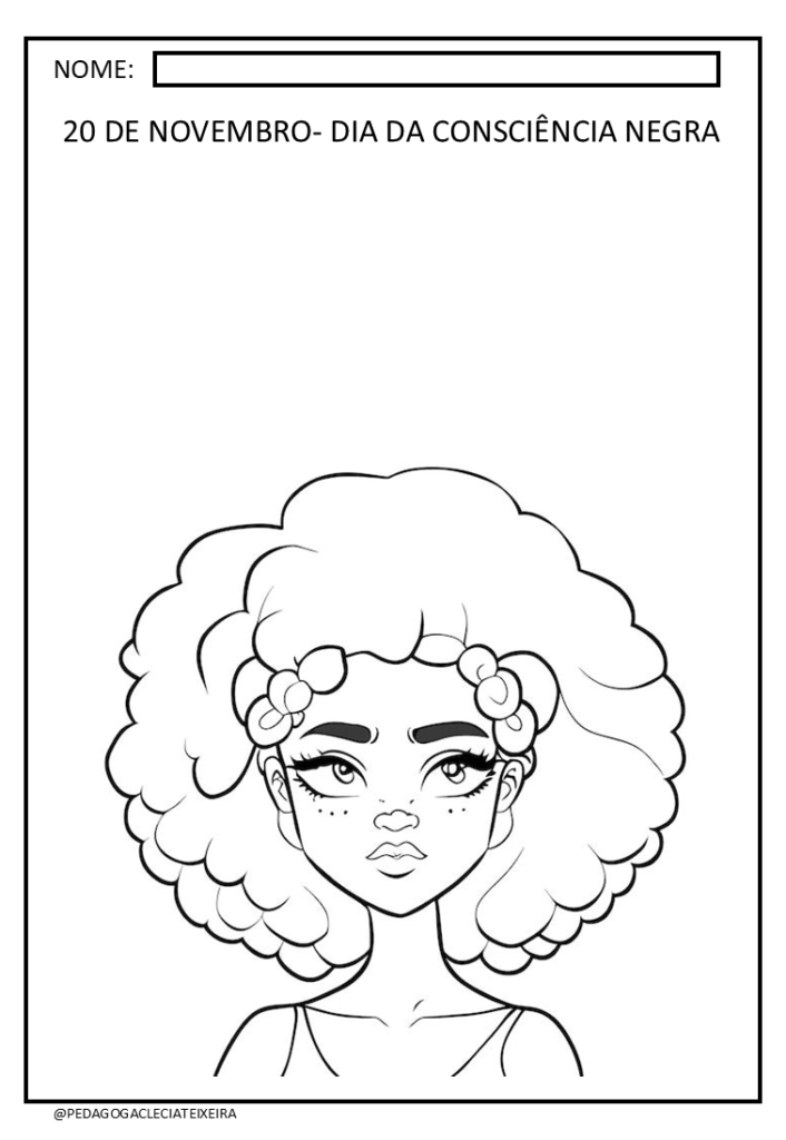 O cabelo de lelê atividade