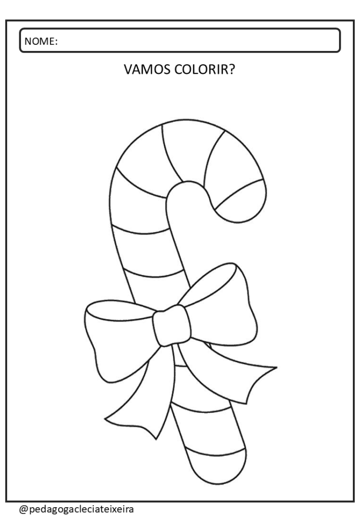 Desenhos de natal para imprimir e colorir