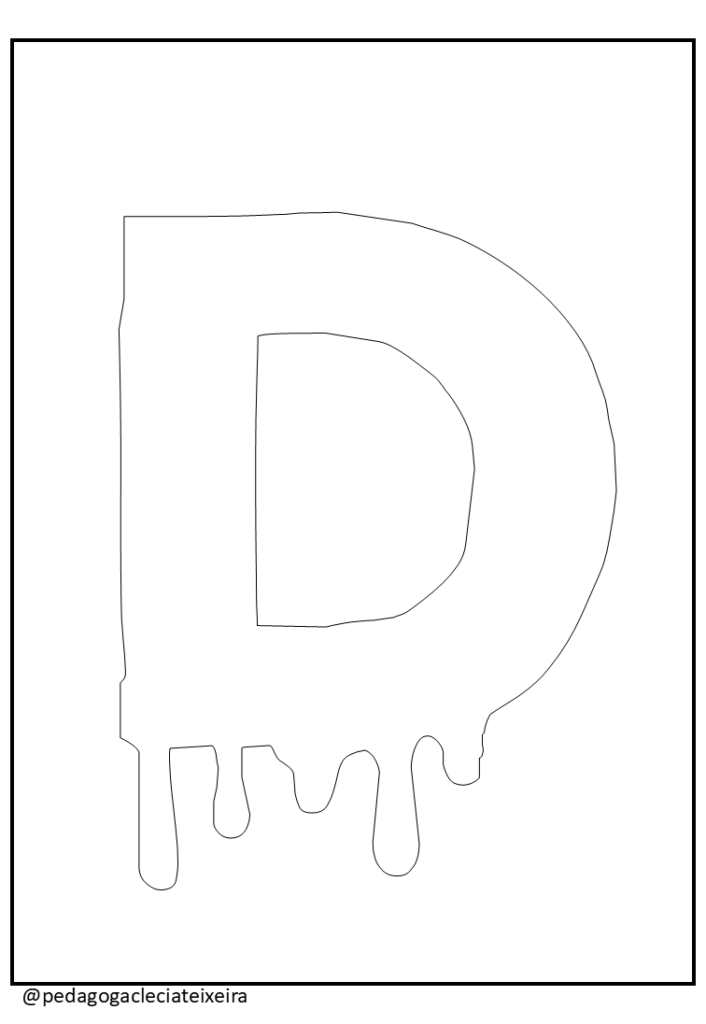 Letras halloween para imprimir