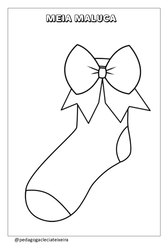 Dia da mochila maluca e meia maluca desenhos