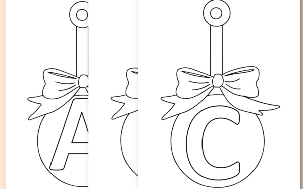 Letras de natal para imprimir