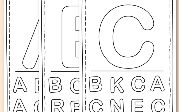 Letras do alfabeto para imprimir