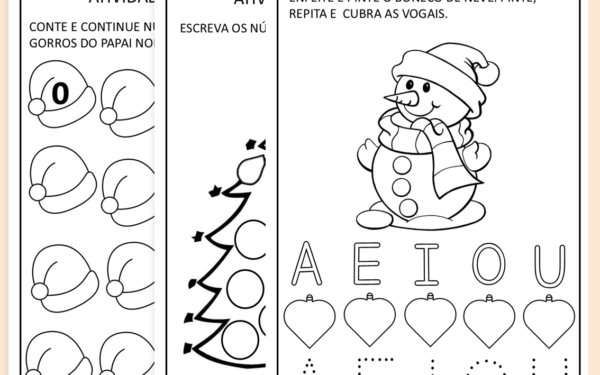 Atividade sobre natal educação infantil