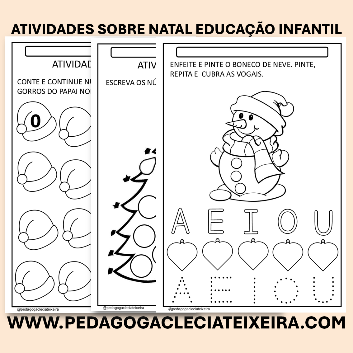 Atividade sobre natal educação infantil