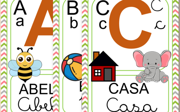 Alfabeto tema safari para imprimir