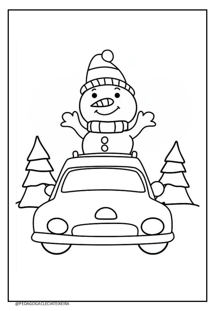 Símbolos natalinos para colorir e imprimir