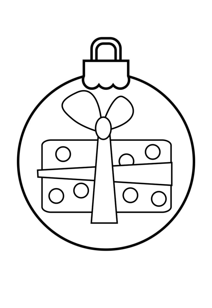 Símbolos do natal para colorir