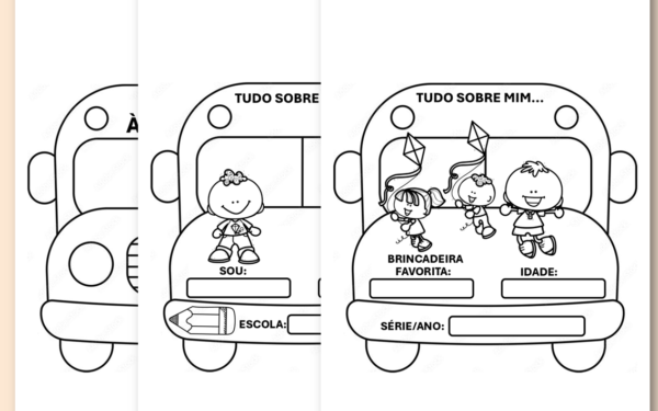 Volta às aulas atividade interativa
