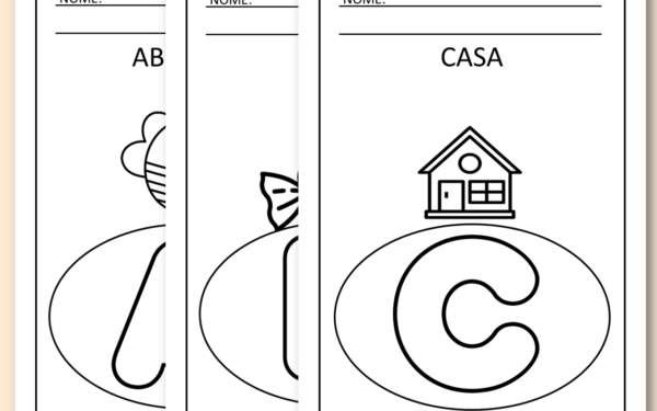 Letras do alfabeto para imprimir- Letras grandes