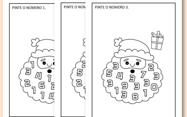 Aprendendo os NÚMEROS no natal