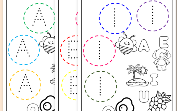 Aprendendo as vogais: atividades para crianças
