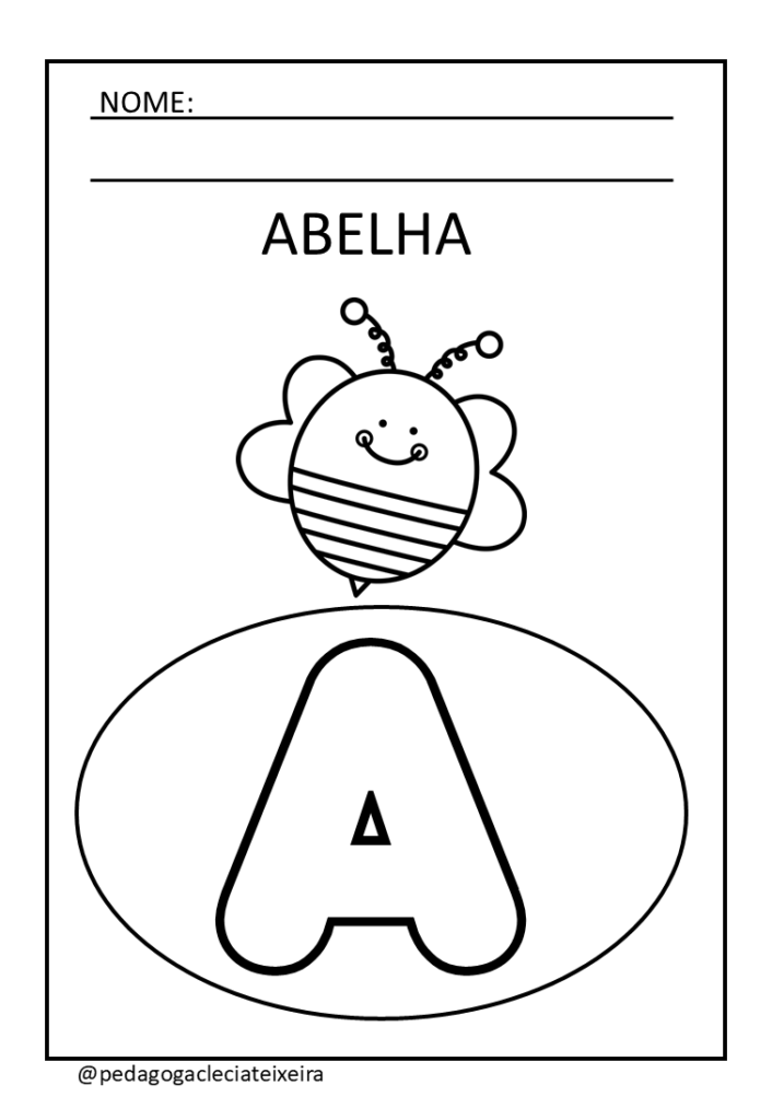 Letras do alfabeto para imprimir- Letras grandes