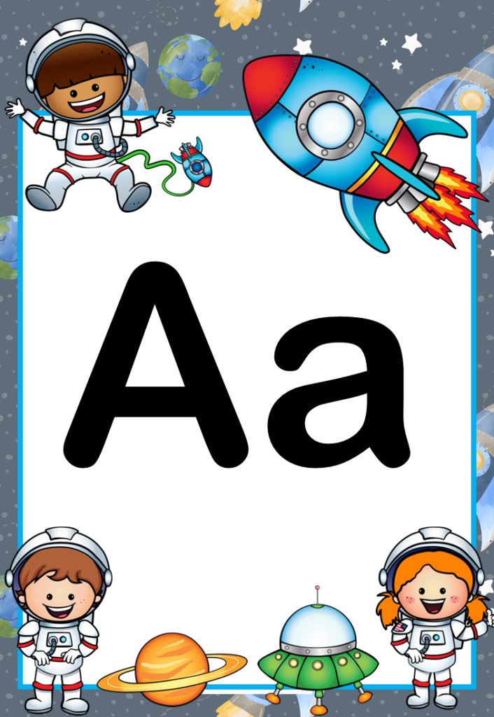 Alfabeto ilustrado astronauta (PDF) grátis 2026
