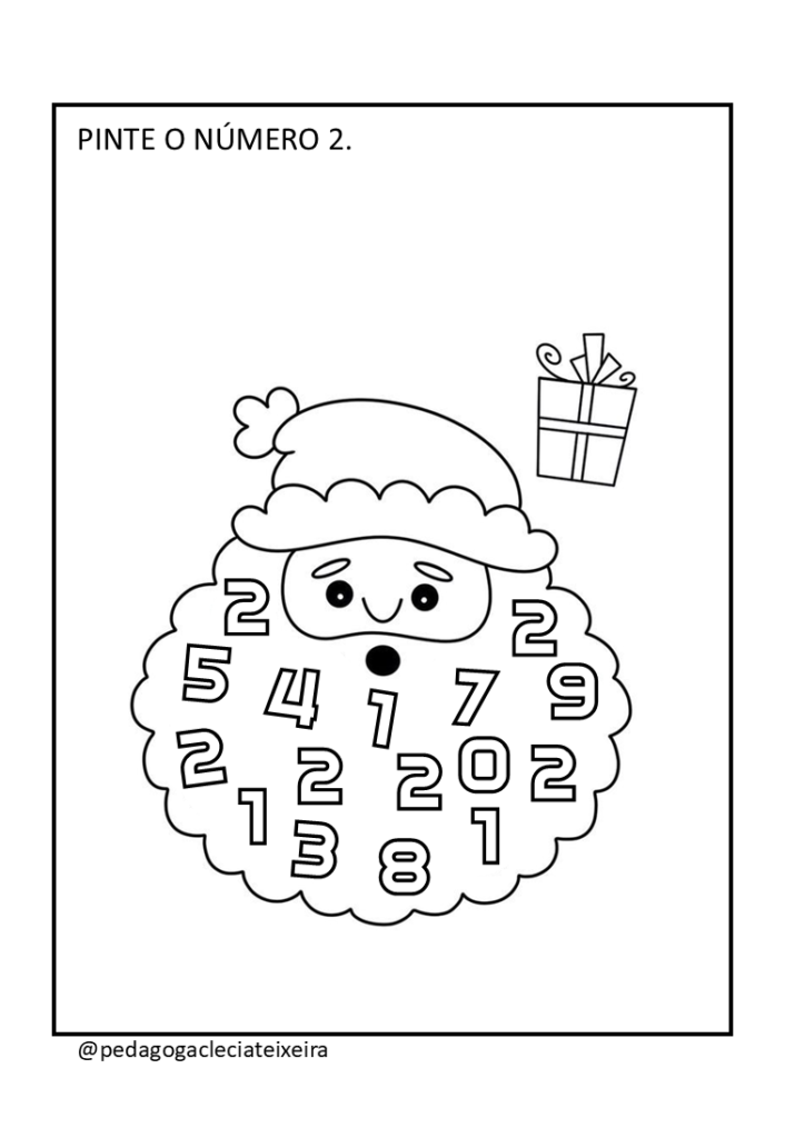 Aprendendo os NÚMEROS no natal