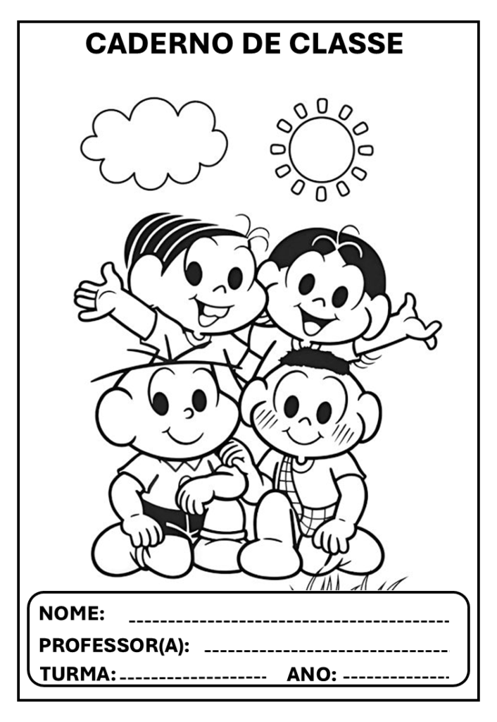 Modelos gratuitos de capas de caderno