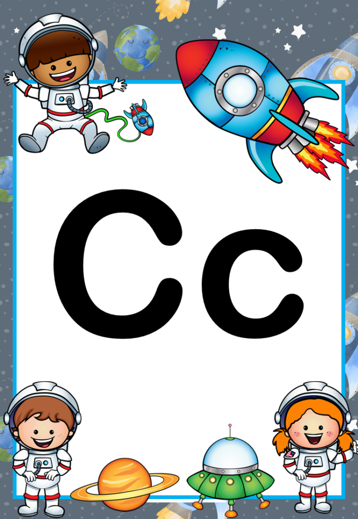 Alfabeto ilustrado astronauta (PDF) grátis 2026