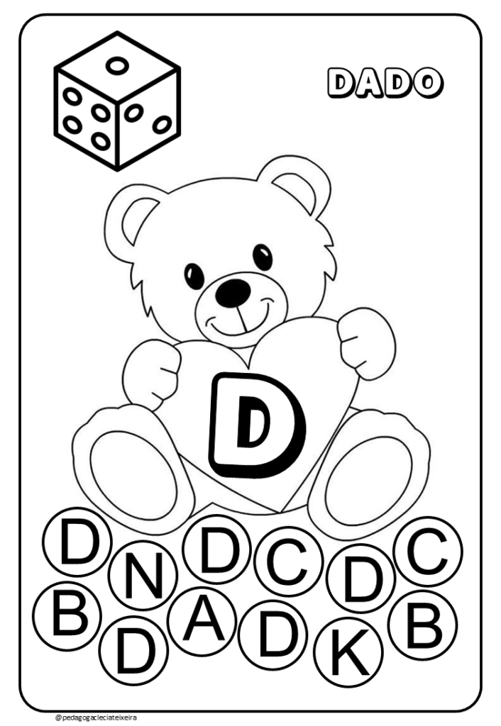 Apostila: pintando as letras do alfabeto