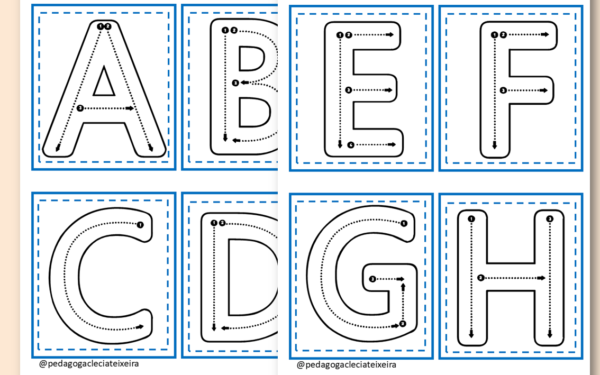 Cards para trabalhar o alfabeto