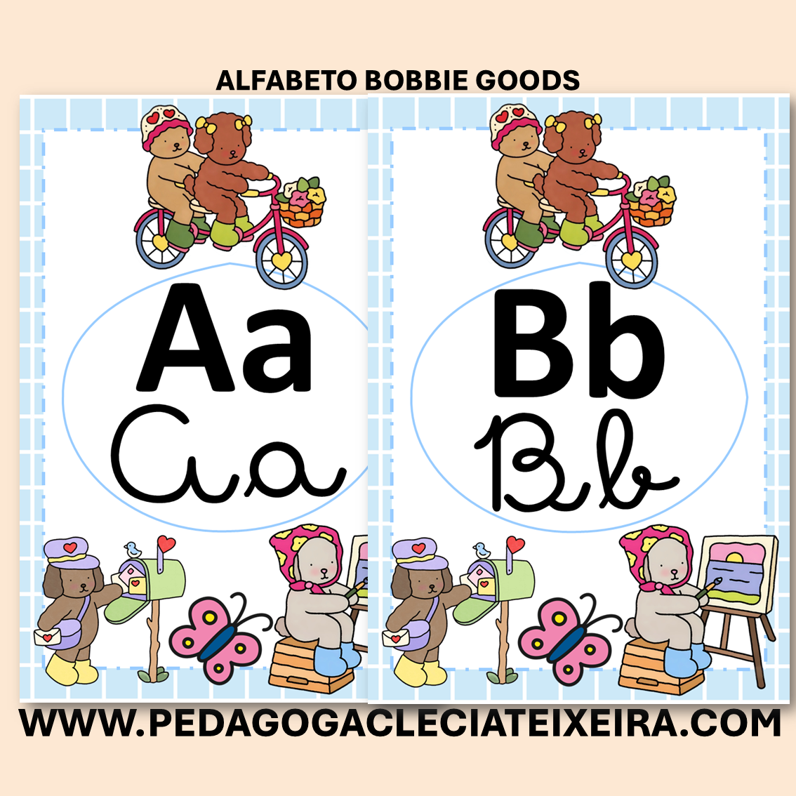 Alfabeto bobbie goods