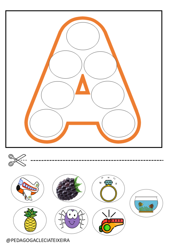 Aprendendo o alfabeto: jogo educativo