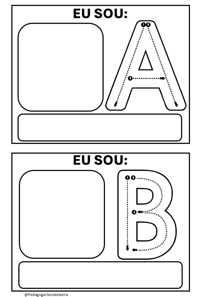 Atividade para trabalhar o nome da criança