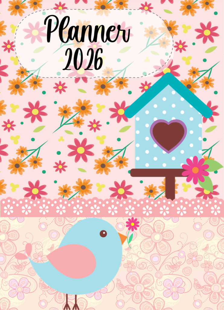 Planner jardim encantado 2026 gratuito