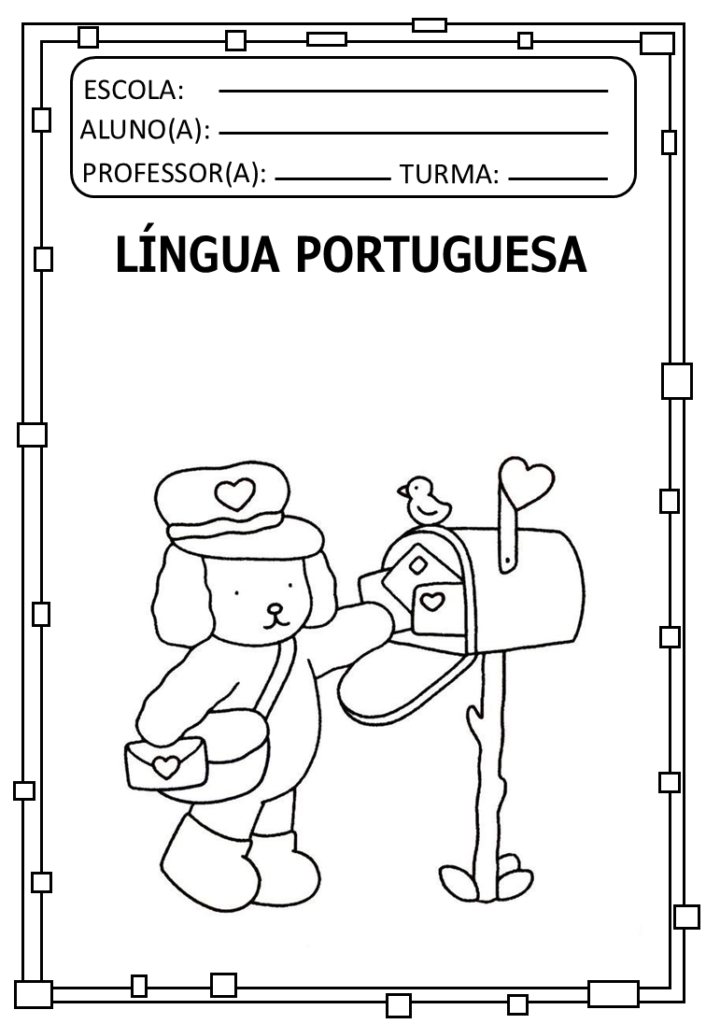 Capa de caderno bobbie goods para imprimir