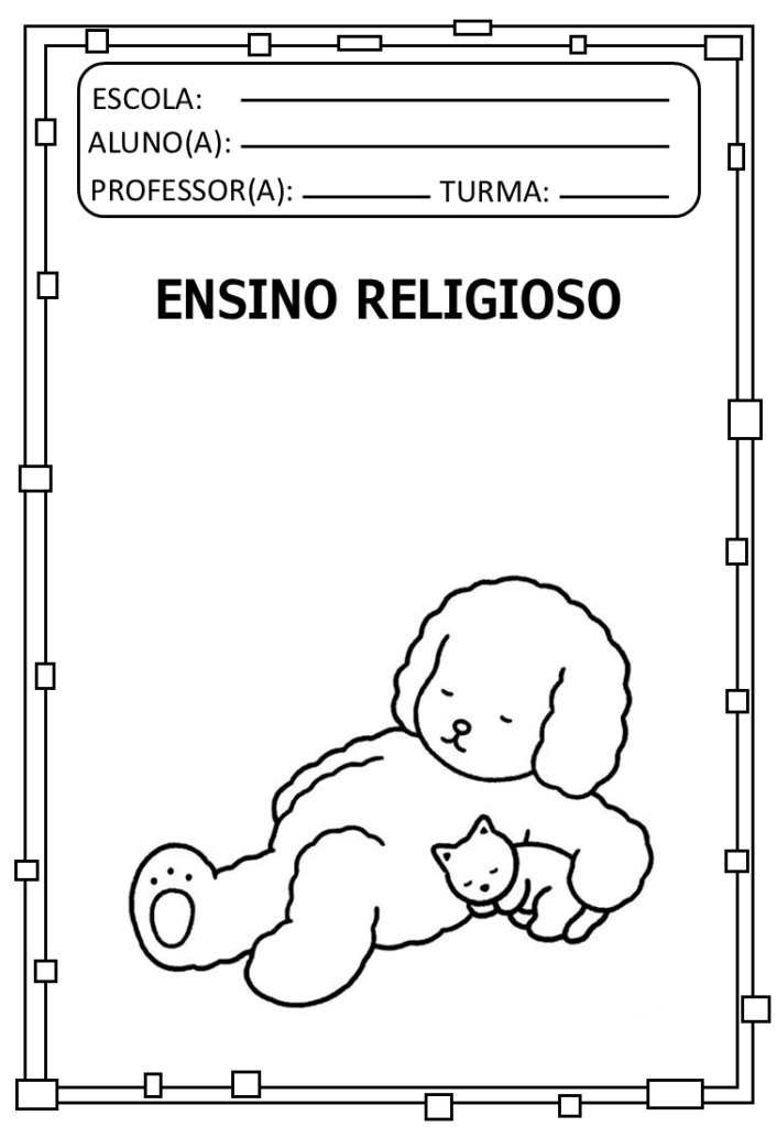 Capa de caderno bobbie goods para imprimir