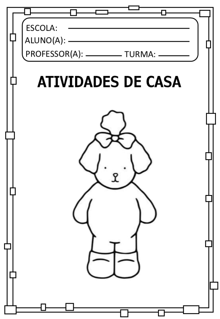 Capa de caderno bobbie goods para imprimir