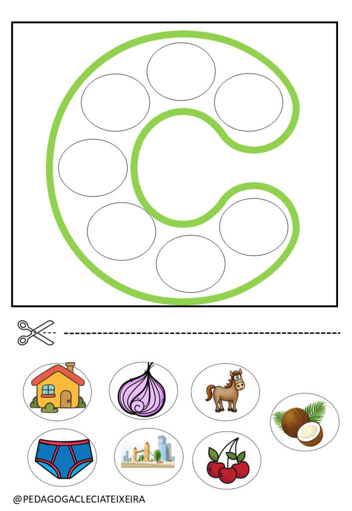 Aprendendo o alfabeto: jogo educativo