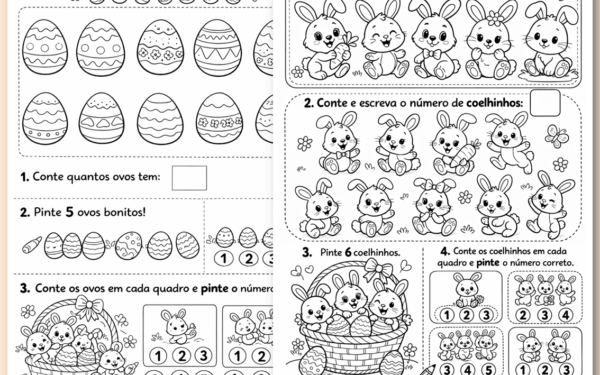 Atividades de páscoa para a educação infantil