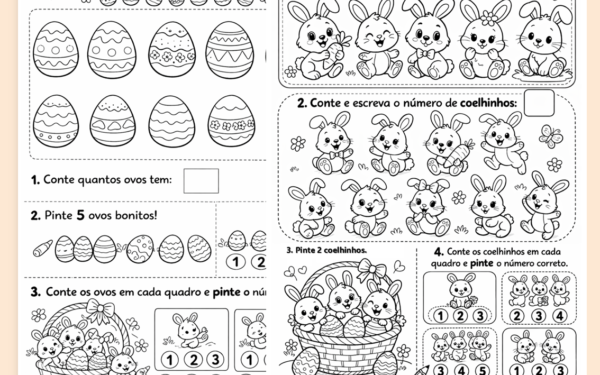 Atividades de páscoa para a educação infantil