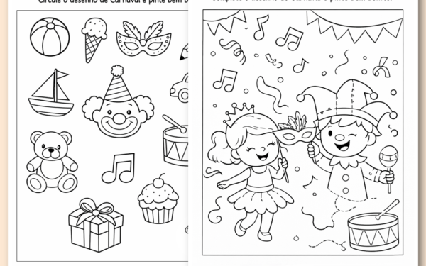 Atividades carnaval educação infantil
