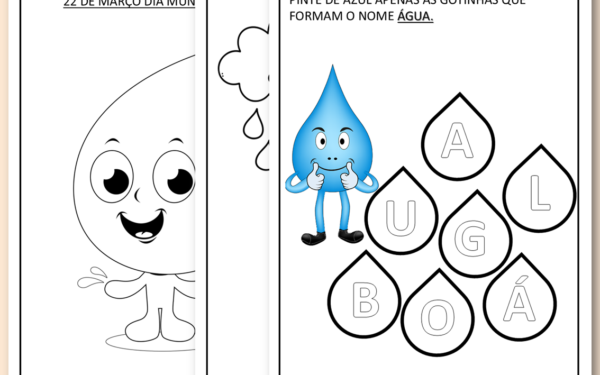 Atividades sobre a água educação infantil