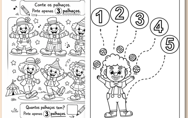 Atividades dia do circo educação infantil