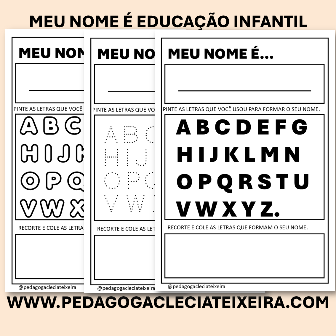 Meu nome é educação infantil
