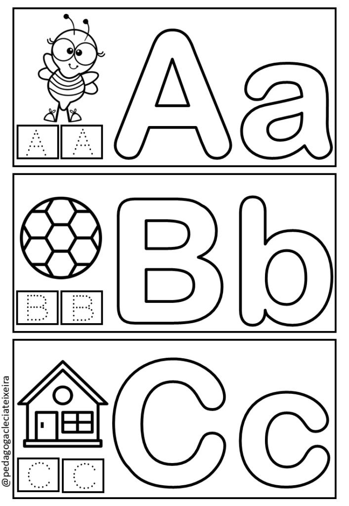 Fichas de letras para imprimir