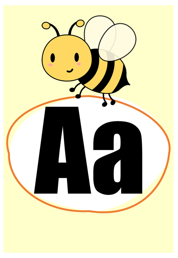 Alfabeto colorido para imprimir