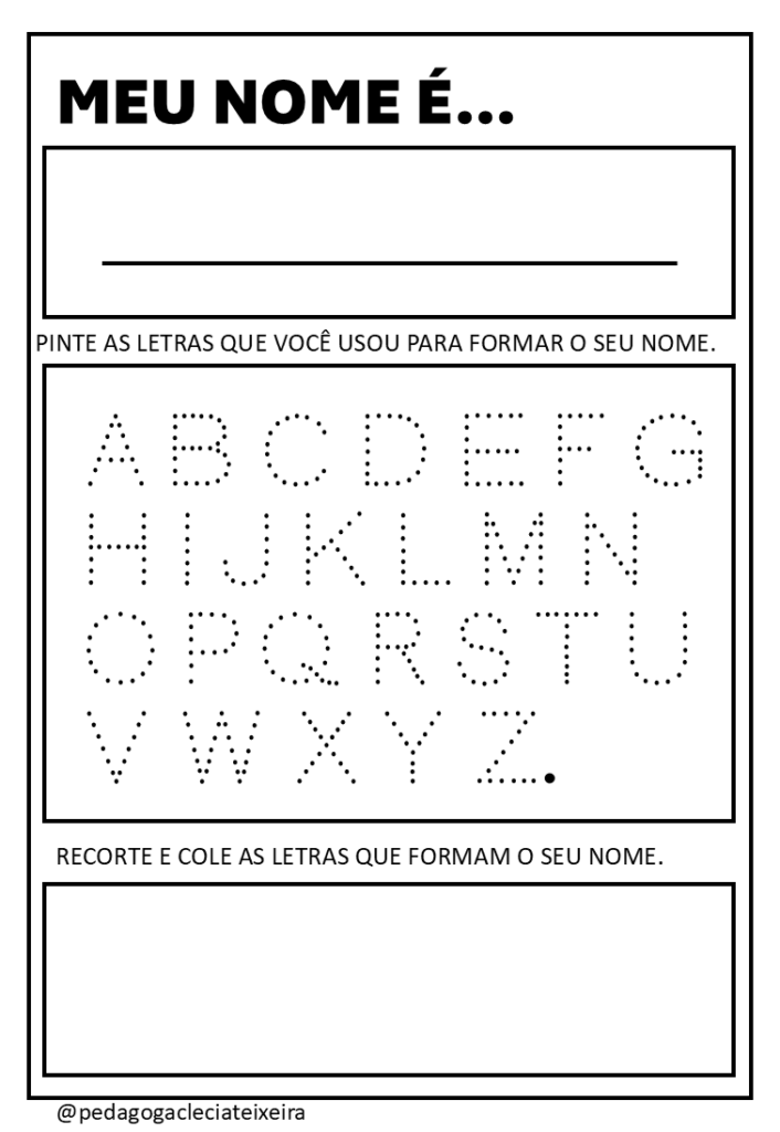 Meu nome é educação infantil