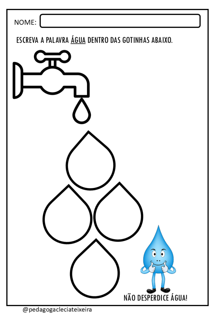  No dia 22 de março, celebramos o Dia Mundial da Água, sendo uma oportunidade maravilhosa de instigar a curiosidade e a consciência ambiental nos pequenos desde cedo. Este artigo traz uma série de atividades lúdicas e educativas, especialmente criadas para introduzir o tema da água de maneira divertida e significativa aos alunos da educação infantil