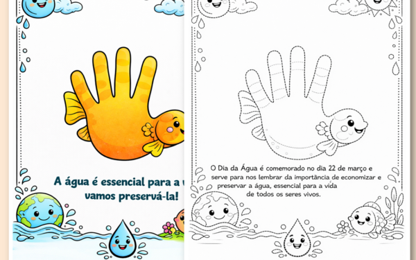 Minha mão virou um peixinho